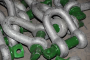 Green pin D shackles